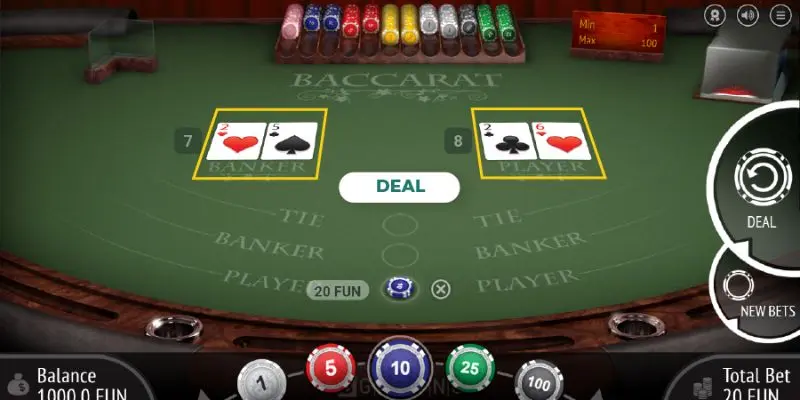 Kinh nghiệm chơi game baccarat